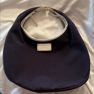 Kate Spade Dark Blue and White Hobo Bag
